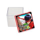 A1-Lembrancinha Caixa 4cm Miraculous Ladybug - Vem festejar