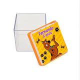 A1-Lembrancinha Caixa 4cm Scooby Doo - Vem festejar