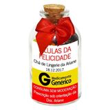 A1-Lembrancinha Chá de Lingerie Pílulas da Felicidade Garrafa 30ml - Vem festejar