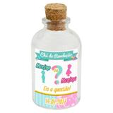 A1-Lembrancinha Garrafa 30ml Chá de Revelação - Vem festejar