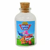 A1-Lembrancinha Garrafa 30ml Super Wings - Vem festejar