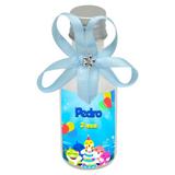 A1-Lembrancinha Garrafa 50ml Baby Shark - Vem festejar