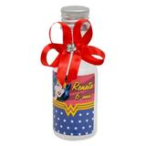 A1-Lembrancinha Garrafa 50ml Mulher Maravilha - Mz decoraçoes e festas