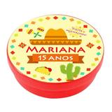 A1-Lembrancinha Latinha México - Vem festejar