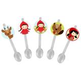 A1-Mini Colher para Brigadeiro Chapéuzinho Vermelho 10 unds - Mz decoraçoes e festas