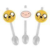 A1-Mini Colher para Brigadeiro Hora de Aventura 10 unds - Mz decoraçoes e festas