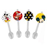 A1-Mini Colher para Brigadeiro Mickey 10 unds - Vem festejar