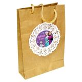 A1-Sacola Kraft Personalizada Frozen com 10 unds - Vem festejar