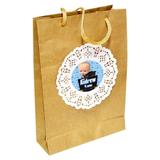 A1-Sacola Kraft Personalizada O Poderoso Chefinho com 10 unds - Mz decoraçoes e festas