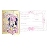 A2-Convite Disney Baby Minnie c/ 08 unidades - Regina festas