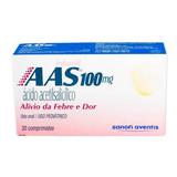 Aas infantil 100mg 30 Comprimidos - Sanofi aventis