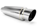 Abafador Escapamento Esportivo Aço Inox Luzian LA01 Compacto 3 Polegadas