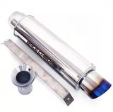 Abafador Esportivo Inox 4 Pol Race Chrome Ponteira Burned