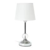 Abajur Decorativo Base com Cristais Isadora Design Branco