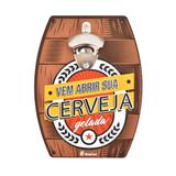 Abridor de Garrafas de Parede - Vem Abrir Sua Cerveja - Brasfoot