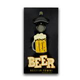 Abridor De Garrafas Parede Beer Mdf Com Imã 25x13 Cm - Art print