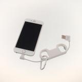 Abridor Garrafa E Cabo De Dados Iphone Branco - Maisaz