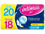 Absorvente Gel Noturno com Abas - 20 unidades Intimus