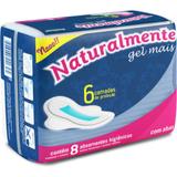 Absorvente Higienico Naturalmente GEL Mais com ABAS PCT.C/08 EVER Green