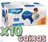 Absorvente Para Seios Affagio, Kit 10 Caixas. 300 Unidades.