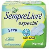 Absorvente Sempre Livre Especial Seca Com Abas com 8 Unidades