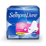 Absorvente Sempre Livre Ultraflexivel Suave com Abas- 8 Unidades - Johnson johnson