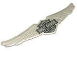 Acessórios Emblema Harley Davidson Motor Cycles Silver Wing