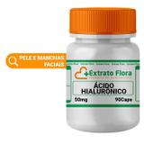 Ácido Hialurônico 50mg 90 Cápsulas - Extrato flora
