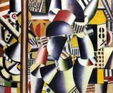 Acrobatas no Circo - Fernand Léger - Tela 30x36 Para Quadro - Santhatela