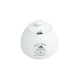 Açucareiro 300ml de porcelana branca Sweet Home Bon Gourmet - 27450