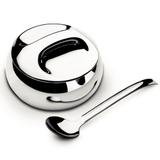 Açucareiro Com Colher 9,1cm Aço Inox 64400501 Tramontina