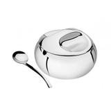 Açucareiro Com Colher Inox Tramontina