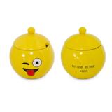 Açucareiro Diverticon Humor 300gr Mondoceram 11,5cmx11cm Amarelo