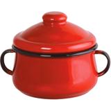 Açucareiro Esmaltado Tradicional Vermelho 500ml - Ewel