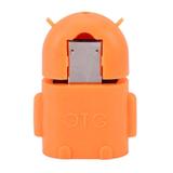 Adaptador Micro USB OTG X USB Android Laranja - Ukimix