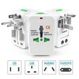 Adaptador Tomada Universal Padrão 150 Países Viagem Bivolt - Gold