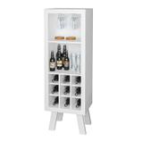 Adega Aberta 9 Nichos MDP AD5000 - TecnoMobili-Branco