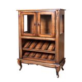 Adega Baixa com Lateral de Vidro e 2 Portas - Wood Prime NL 11723 - Wood prime - nl