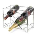 Adega Bartender Em Aco Cromado 6 Garrafas 2141 Forma