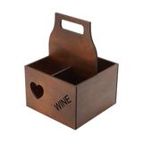 Adega De Madeira 4 Garrafas 32 Cm Quartzo Woodwart - Woodart