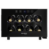Adega Gourmet Touch 8 Garrafas Cadence Preto Bivolt ADE081