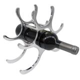Adega Rack Suporte Para Vinhos 6 Garrafas Aço Casa Bar - Facibom