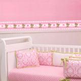 Adesivo de Parede Faixa Decorativa Kit com 6 Para Quarto Infantil Ursinho Rosa - Decore fácil