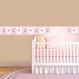 Adesivo de Parede Faixa Decorativa Para Quarto Infantil Corujinha - Decore fácil