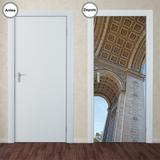Adesivo Decorativo de Porta - Arco do Triunfo - 182pt - Allodi
