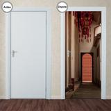 Adesivo Decorativo de Porta - Casa - 096pt - Allodi