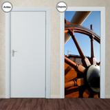 Adesivo Decorativo de Porta - Leme - 078pt - Allodi