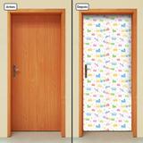 Adesivo Decorativo de Porta - Meios de Transporte - 676cnpt - Allodi