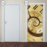 Adesivo Decorativo de Porta - Tempo - 198pt - Allodi