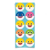 Adesivo do Baby Shark para Lembrancinhas kit 3 cartelas - Cromus
